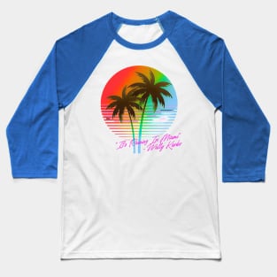 It's Raining In Miami Baseball T-Shirt
